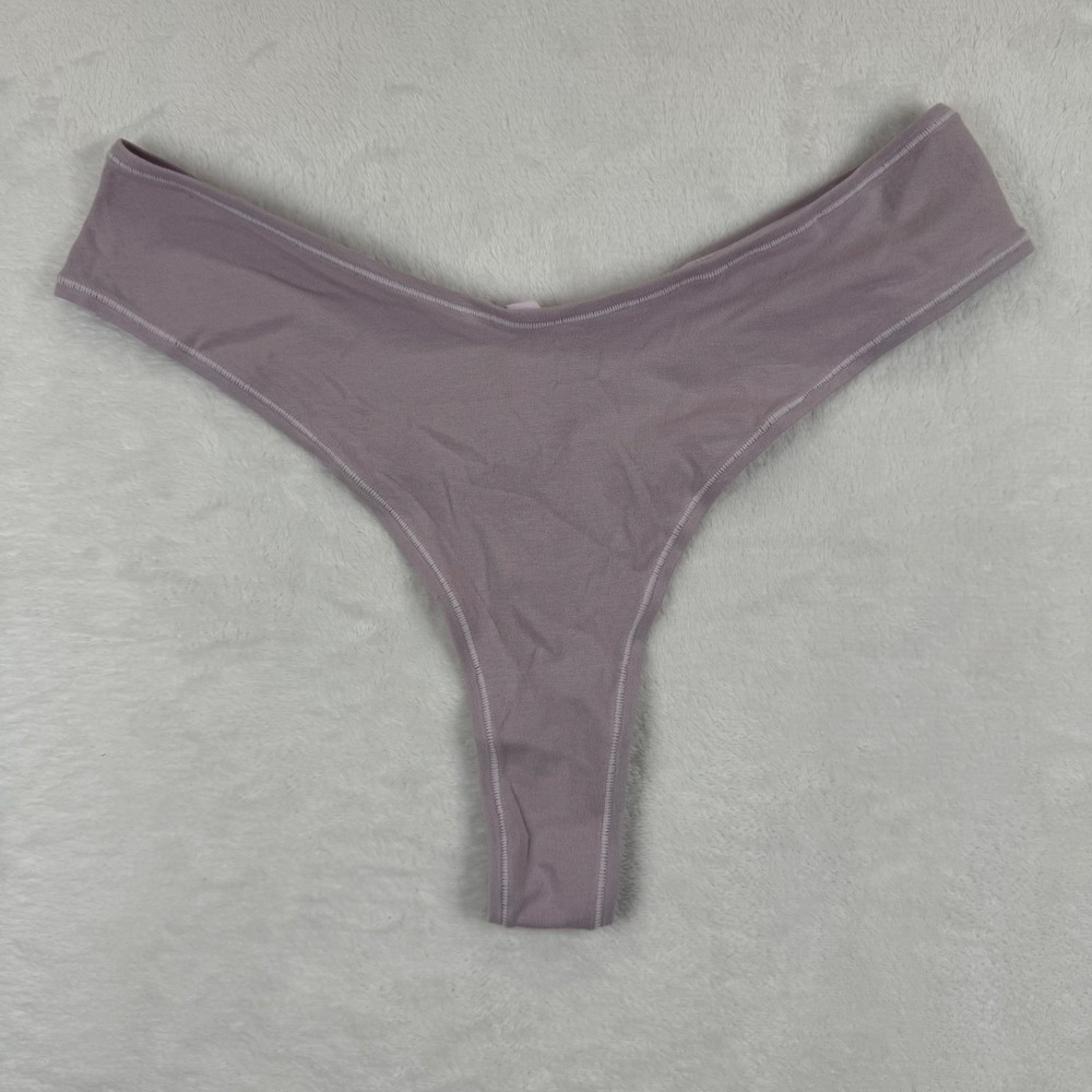 SKIMS Cotton Jersey Dipped Thong Iris Mica‎ Purple PN-DTH-0271 Womens 3X NWT
